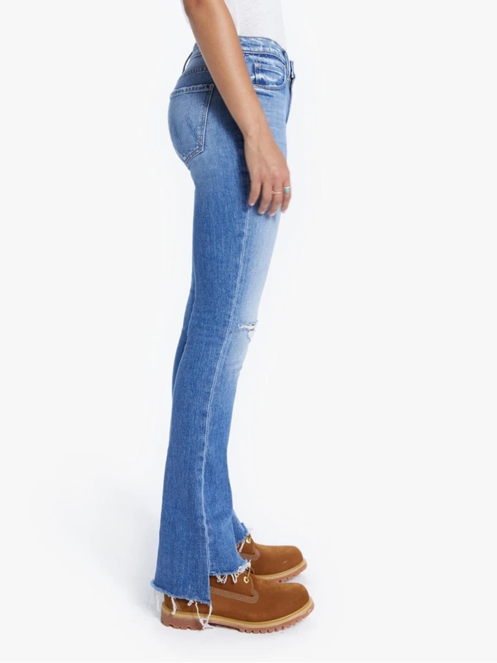 MOTHER Denim - The Runaway Step Fray in Spice it Up - Picture 2 of 9